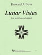 LUNAR VISTAS BASS CLARINET UNACCOMPANIED cover